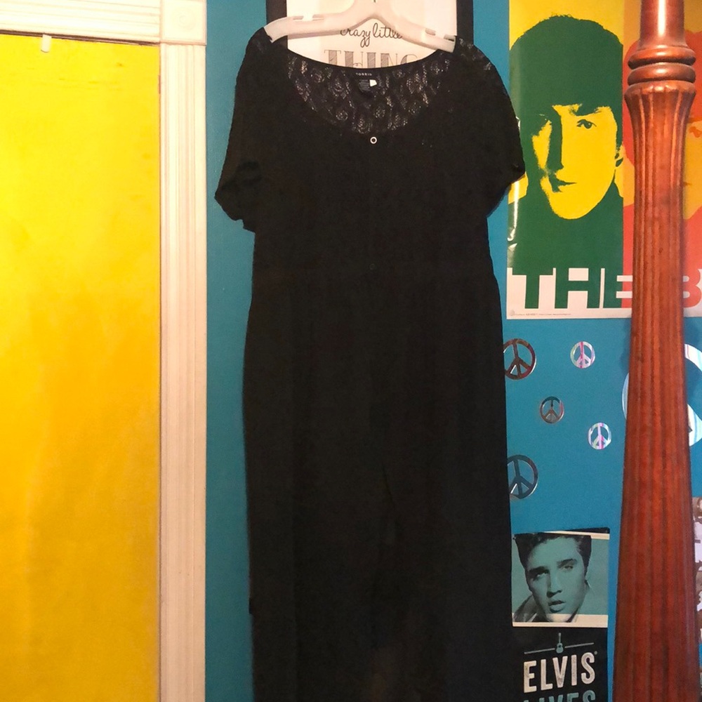 Torrid Lace and Chiffon Duster
